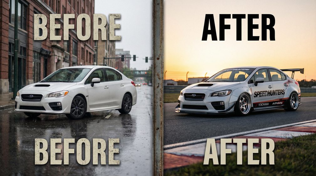 精神小妹改装前后对比