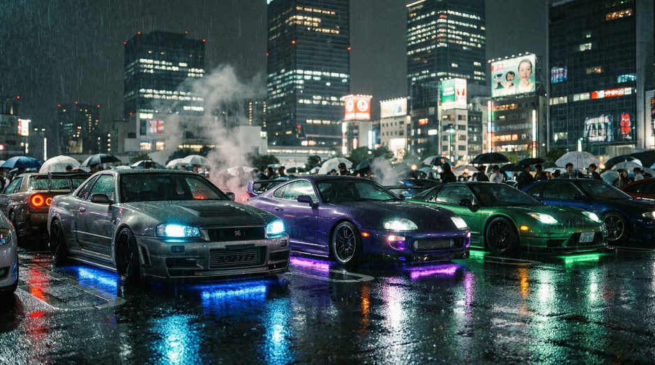 精神小妹夜间车聚